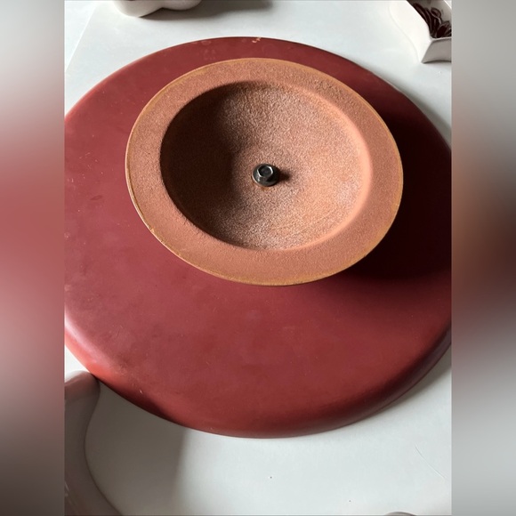 Cleminson's Galagray Ware Hearts & Fans Shape Complete Lazy Susan - Picture 12 of 13